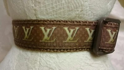 Dog Collar and matching lead set 10" - 14" neck size.  Designer Inspired - Image 1 of 4