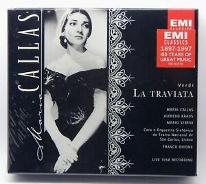 Verdi: La Traviata / Maria Callas [Box] ~ NEW 2-CD Set (Aug-1997, EMI Classics)