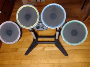 Nintendo Wii Rock Band Harmonix Wireless Drum Set No Dongle, Sticks, Or Pedal - Picture 1 of 4