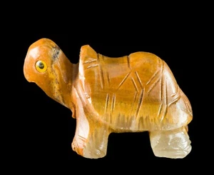 Figurine Tortue Agate Stone Natural of / The Brazil 4591 P2 - Picture 1 of 7