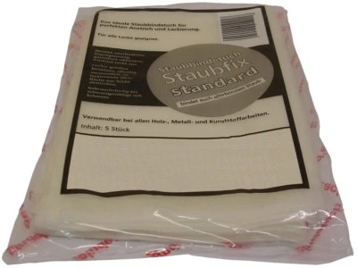 5 Stück Staubbindetuch, Staubfix Autolack Grundierung Klarlack Staub Binden neu