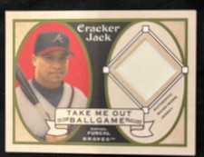 2005 Topps Cracker Jack Take Me Out to the Ballgame Relics Rafael Furcal #TO-RF
