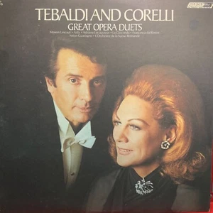 TEBALDI & CORELLI-GREAT OPERA DUETS-ORIGINAL 1973 LONDON RECORDS VINYL-USED-UK - Imagen 1 de 5