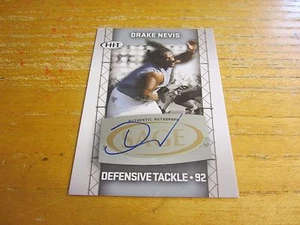 Drake Nevis 2011 SAGE HIT Autographs Silver #92 Card NFL Indianapolis Colts - Picture 1 of 2