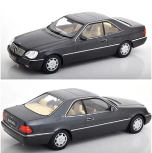 Mercedes C140 600 SEC 1992 anthrazit metallic diecast model car 80341 KK 1:18 - Picture 1 of 7