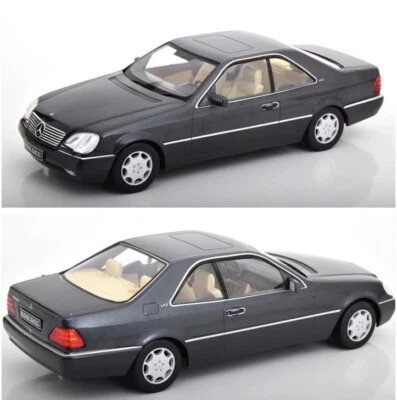 Mercedes C140 600 SEC 1992 anthrazit metallic diecast model car 80341 KK 1:18 - Image 1 of 4