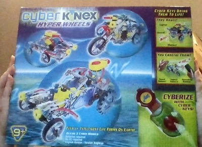 Cyber K'NEX Hyper Wheels, KNEX SET # 15003, Vintage, Collectible & Rare SEALED - Image 1 of 4