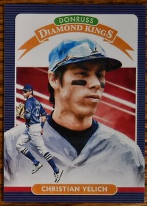 2020 Donruss #5 Christian Yelich DK Milwaukee Brewers