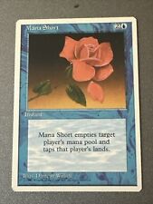 Mana Short X1 4th Edition Ex+ Condition See Pics Front Back