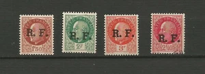 France 1941/42 4 timbres de la libération surcharge R.F Maréchal Pétain /TR5343 - Imagen 1 de 1