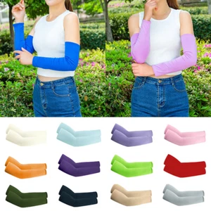 3 pares de fundas para brazos de enfriamiento protección solar UV deportes al aire libre hombres mujeres - Imagen 1 de 26