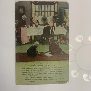 BAMFORTH Vintage Song Postcard ‘Home Sweet Home’ - Picture 1 of 4