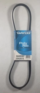Serpentine Drive Belt Dayco 5040382 OEM 4PK0970 Poly Rib Quiet Design USA - Picture 1 of 5