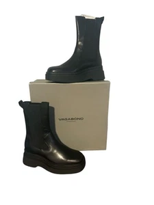 New Vagabond Womens Carla Boot Black EU37 M US 6.5 - Picture 1 of 4