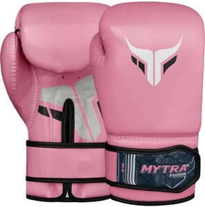 Mytra Fusion Kids Junior Training Pink Boxing Gloves For Sparring, Kickboxing - Picture 1 of 3