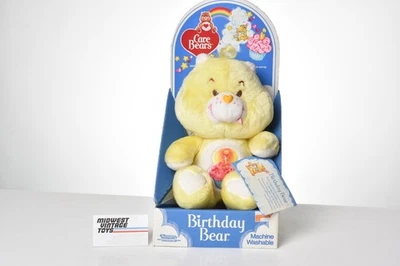 Vintage Care Bears: BIRTHDAY BEAR (1983), Kenner (61120). In original box. - Image 1 of 4