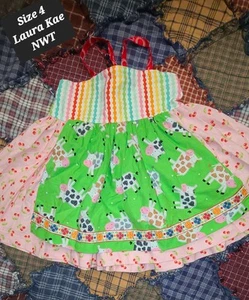 NWT Laura Kae Matilda Jane Ellie Style Remake Cows Size 4 - Picture 1 of 3