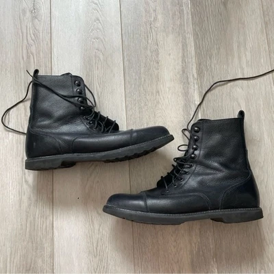 Botas de cuero Rockport con cordones para mujer negras (talla 7,5) vibram morflex combat Foto 1 de 4
