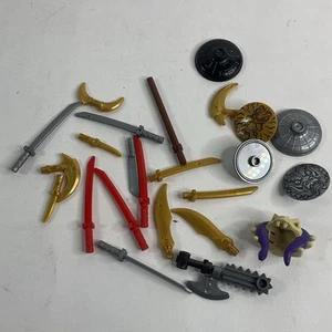 LEGO Ninjago Weapon Set Katana Swords Shields Accessories Ninja Lot - Picture 1 of 4