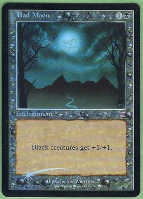 MTG - Bad Moon - Foil Time Spiral Timeshifted - Image 1 of 2