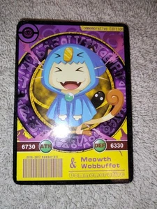Meowth & Wobbuffet Pokemon Mash-Up Carta Artística-Edición Conmemorativa 6730/6330 - Imagen 1 de 2