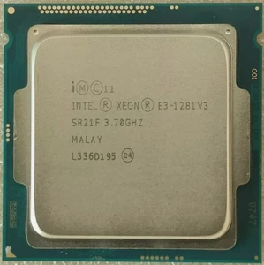 Intel Xeon E3 1281 V3 LGA1150 CPU Processor 3.7GHz Quad Cores 8MB 82W SR21F - Picture 1 of 2