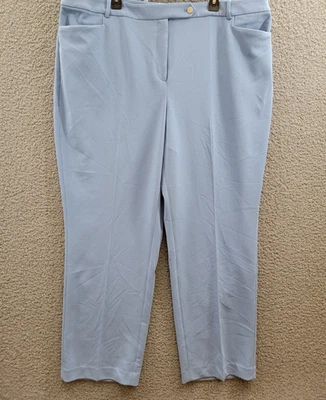 Calvin Klein Plus Trousers Dress Pants Women's 20W Blue Button & Zipper Closure - Image 1 of 4