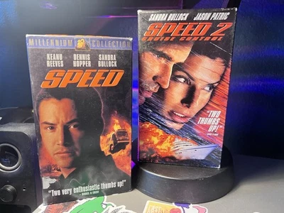 Speed & Speed 2: Cruise Control VHS Lot - 1990s Keanu Reeves Sandra Bullock - Image 1 of 4