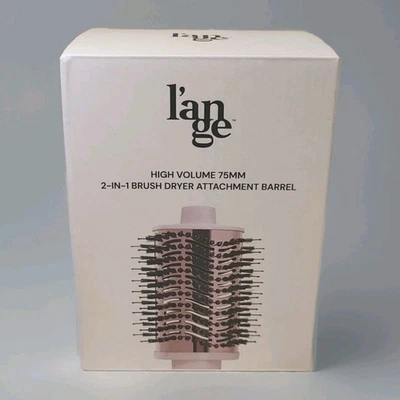 L'ange High Volume 75mm 2-in-1 Brush Dryer Attachment Barrel. Sealed, l'ange - Image 1 of 4