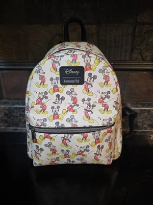 Loungefly Disney Mickey Mouse Poses Mini Backpack - Image 1 of 4