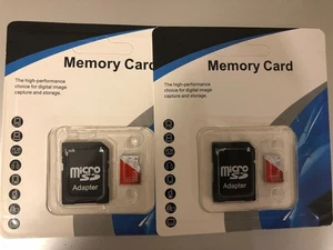 Tarjeta Micro SD Ultra Memoria 1 TB 2 piezas para teléfono tableta Cámara de seguridad - Imagen 1 de 1