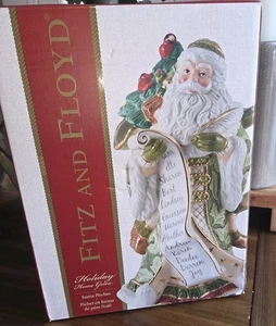 Fitz and Floyd Ferienhaus Santa Pitche handbemalt neu im Karton - Bild 1 von 14