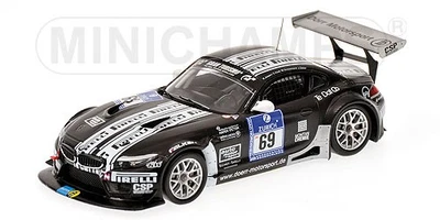 Minichamps 437102069 1/43 BMW Z4 GT3 24H ADAC NÜRBURGRING 2010 #69 LIMITATO - Immagine 1 di 4