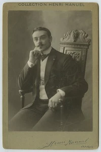 Cabinet 1910-20 Henri Manuel. The Composer René Esclavy. - Picture 1 of 2