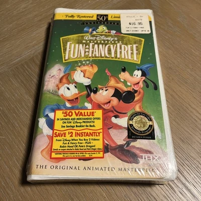 Fun and Fancy Free (VHS, 1997) - FACTORY SEALED  - Image 1 of 4