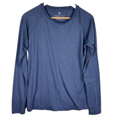 Free Fly 女式轻便长袖竹制 T 恤上衣 M 码钓鱼活动 — 第 1/4 张图片