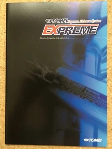 Brochure Catalog JDM TOMEI Powered Japan Extreme Supreme Exhaust System 28-Page - Picture 1 of 14