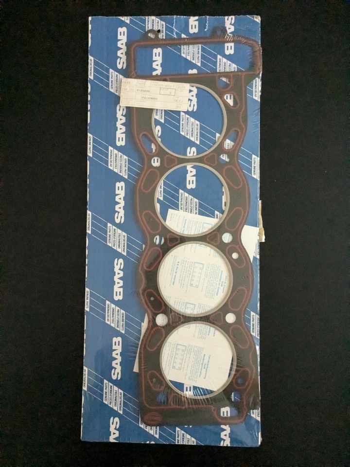 Junta de culata SAAB 9185695 NOS genuina OEM 9-3 98-03, 9000/900NG 94-98 HACER OFERTA Foto 1 de 2