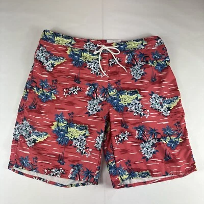 Bañador Hawaiano St Johns Bay Para Hombres 2XLT Rosa Floral Pantalones Cortos Forrados Playa Piscina Foto 1 de 4