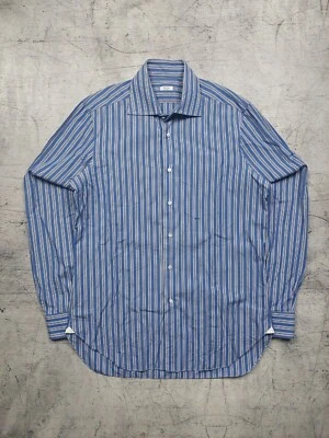 Barba Napoli Stripped Shirt 90s Vintage Italy - Image 1 of 4