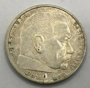 1939 A, Drittes Reich 2 Reichsmark Deutsche Silbermünze - Bild 1 von 4