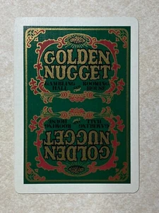 Carta da gioco vintage Golden Nugget King Diamonds scambio singolo PC348 - Foto 1 di 2