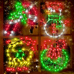 Christmas Decorations Indoor, 16.5"LED Christmas Window Lights Decorations - 4 P - Picture 1 of 8