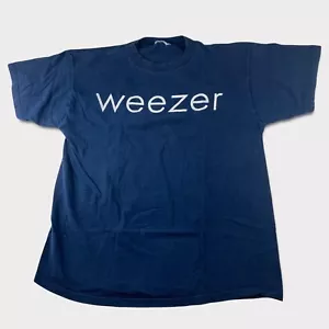 Vintage 1994 Weezer Rock Music Tee T Shirt 90's Band 94 Winterland - Picture 1 of 8