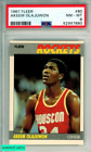 1987 Fleer Akeem Olajuwon #80 Hof Houston Rockets Psa 8 Nm-Mt