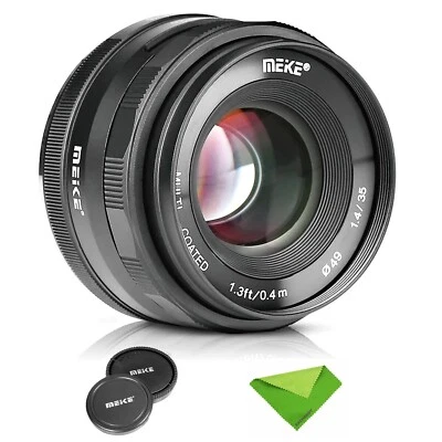 Meike 35mm F1.4 APS-C Large Aperture Wide Angle Manual Focus Lens for X-Mount  - Image 1 of 4