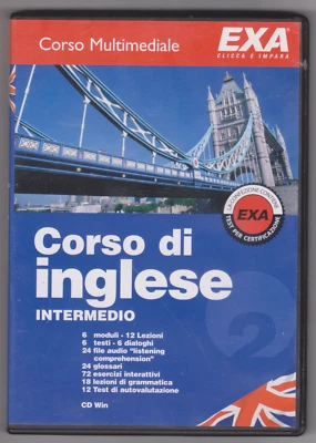 English Language intermediate Course for Italian Speakers Corso Multimediale EXA - Image 1 of 2