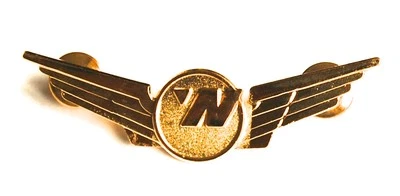 PIN OFICIAL DE COLECCIÓN NORTHWEST AIRLINES UNIFORME ALAS NUEVO STOCK ANTIGUO SIN ABRIR Foto 1 de 2