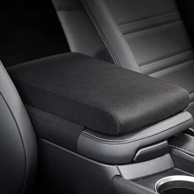 Car Center Console Box Armrest Pad Cover Memory Foam Cushion Mat Protector Black - Image 1 of 4
