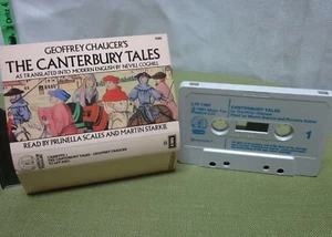 CANTERBURY TALES Geoffrey Chaucer cassette tape Middle English 1300s Pr Scales - Picture 1 of 1